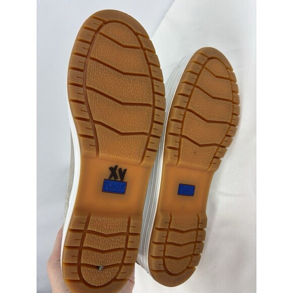 Keds The Platform Chelsea High Top Sneakers Boots Grey Taupe Suede 8 - Picture 8 of 11